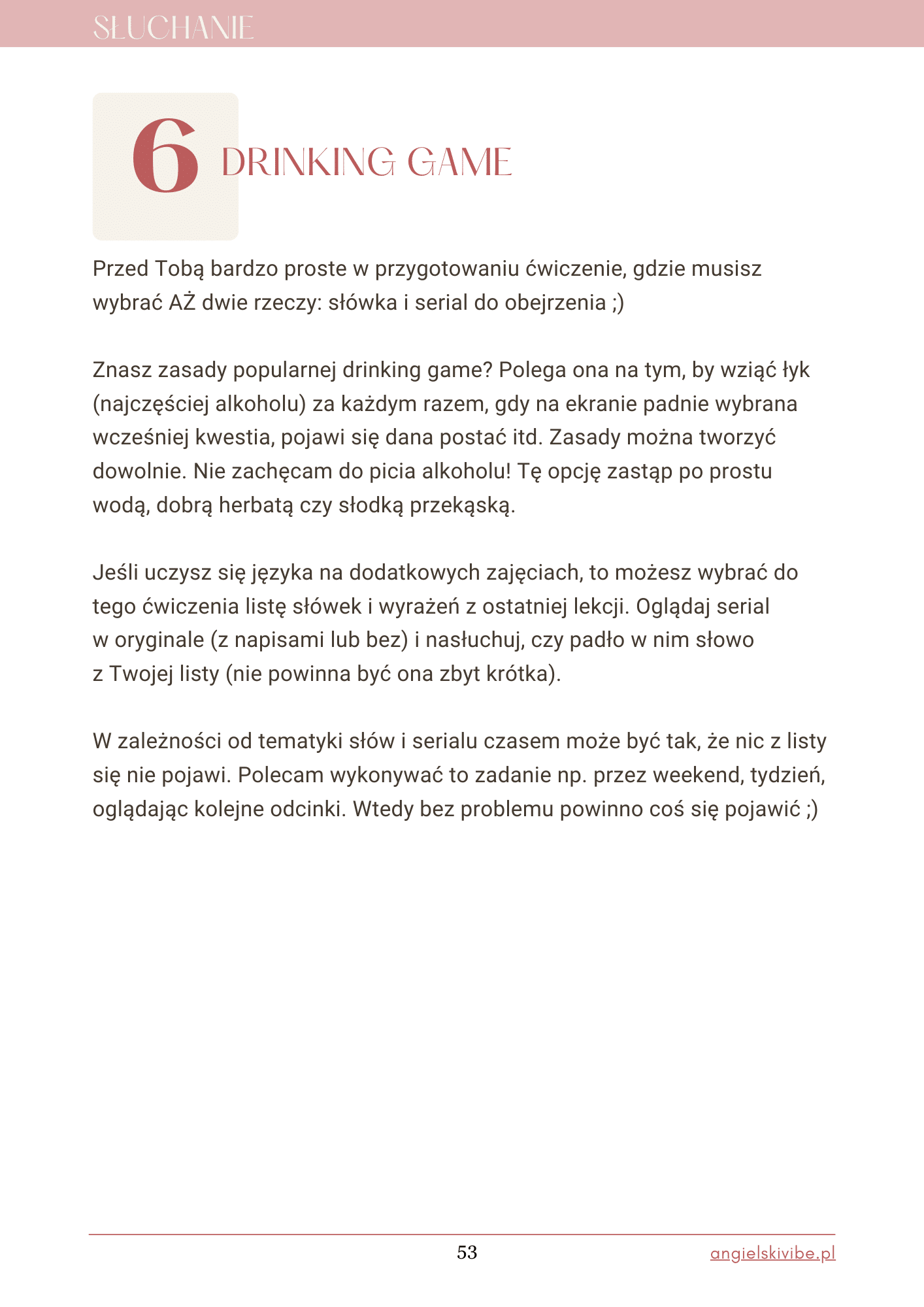 Językowa moc - Angielski Vibe - Słuchanie